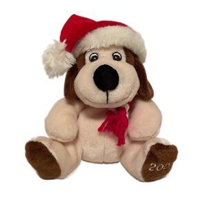 🎉 2/$15 Christmas Dog 2003 7” Plush Stuffie